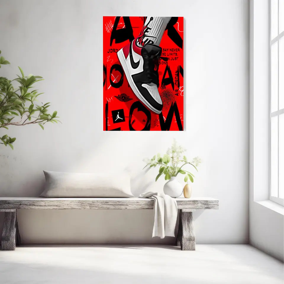 Affiche et Tableau Pop Art de Sneaker Nike Air Jordan