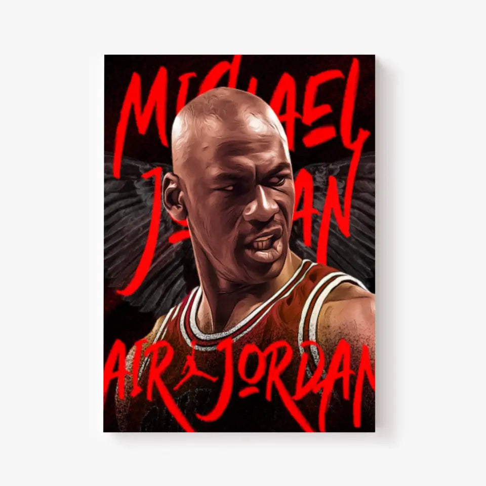 Affiche et Tableau Pop Art de Michael Jordan Air