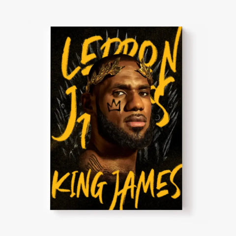 Affiche et Tableau Pop Art de Lebron James Lakers