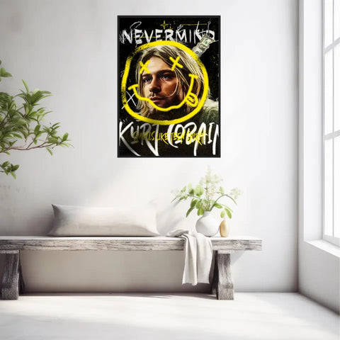 Affiche et Tableau Pop Art de Kurt Cobain