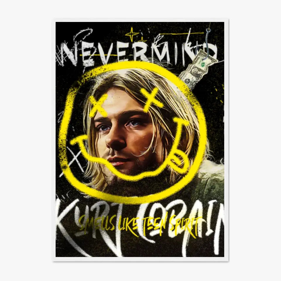 Affiche et Tableau Pop Art de Kurt Cobain