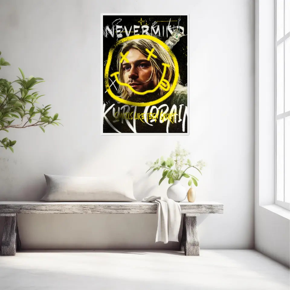 Affiche et Tableau Pop Art de Kurt Cobain