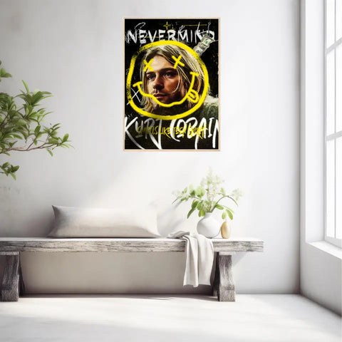 Affiche et Tableau Pop Art de Kurt Cobain