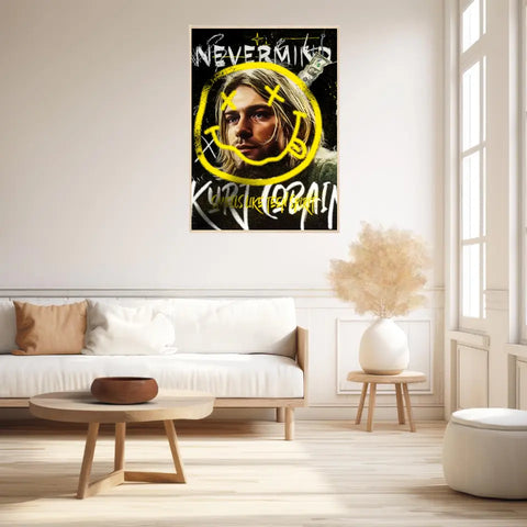 Affiche et Tableau Pop Art de Kurt Cobain