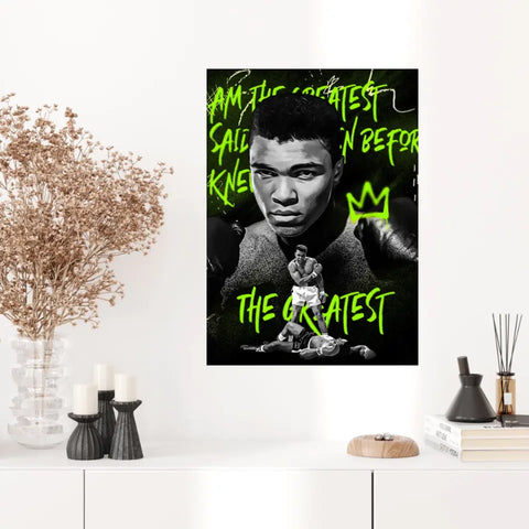 Affiche et Tableau Pop Art de Mohamed Ali