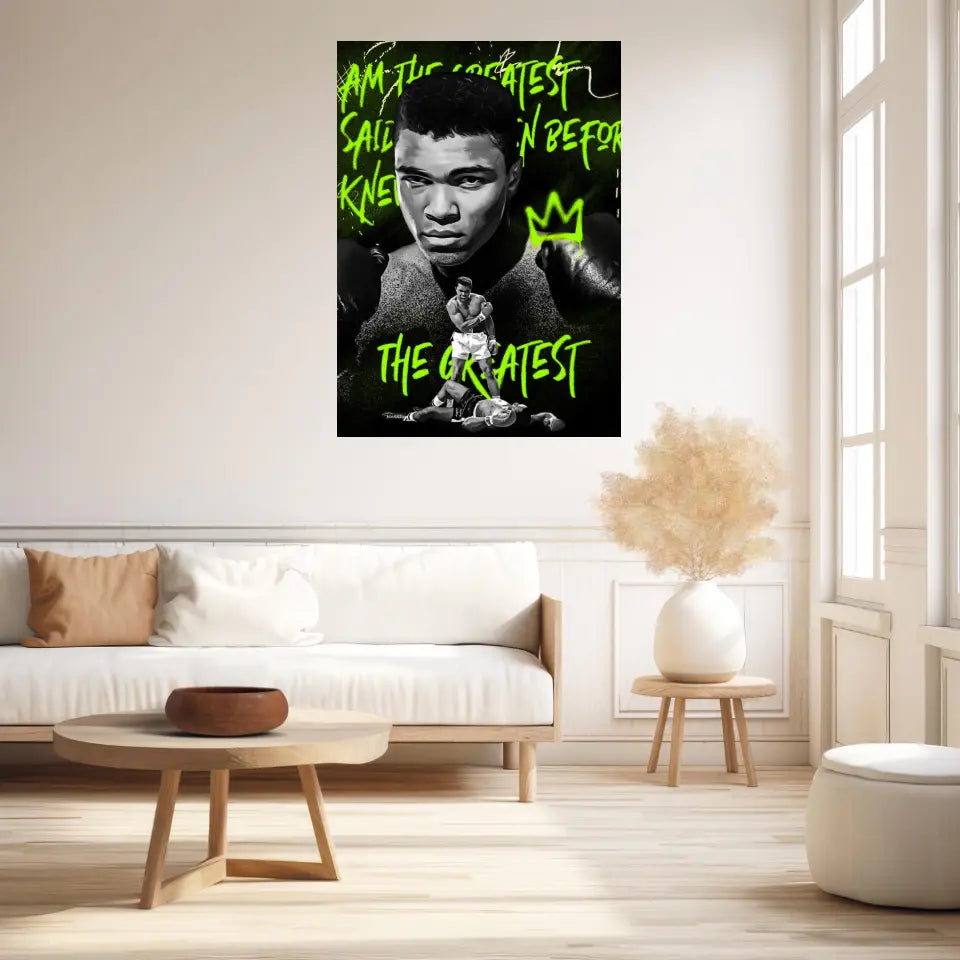 Affiche et Tableau Pop Art de Mohamed Ali