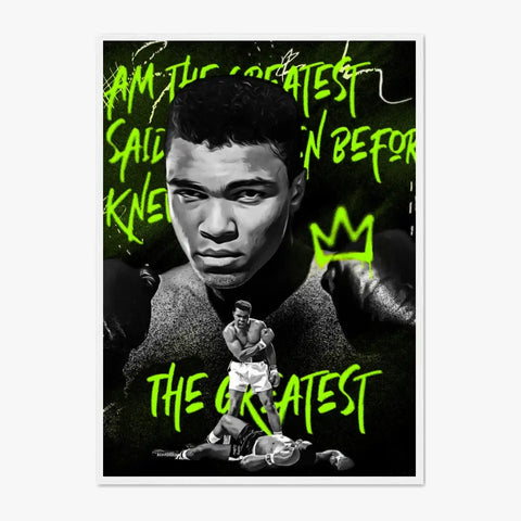 Affiche et Tableau Pop Art de Mohamed Ali