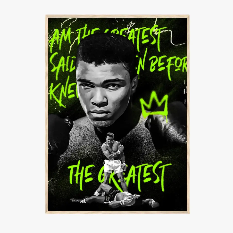 Affiche et Tableau Pop Art de Mohamed Ali