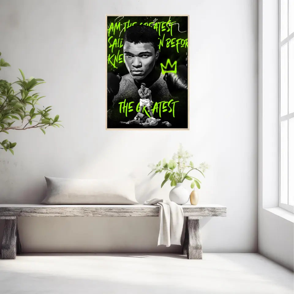 Affiche et Tableau Pop Art de Mohamed Ali