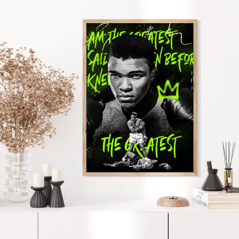 Affiche et Tableau Pop Art de Mohamed Ali