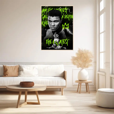 Affiche et Tableau Pop Art de Mohamed Ali