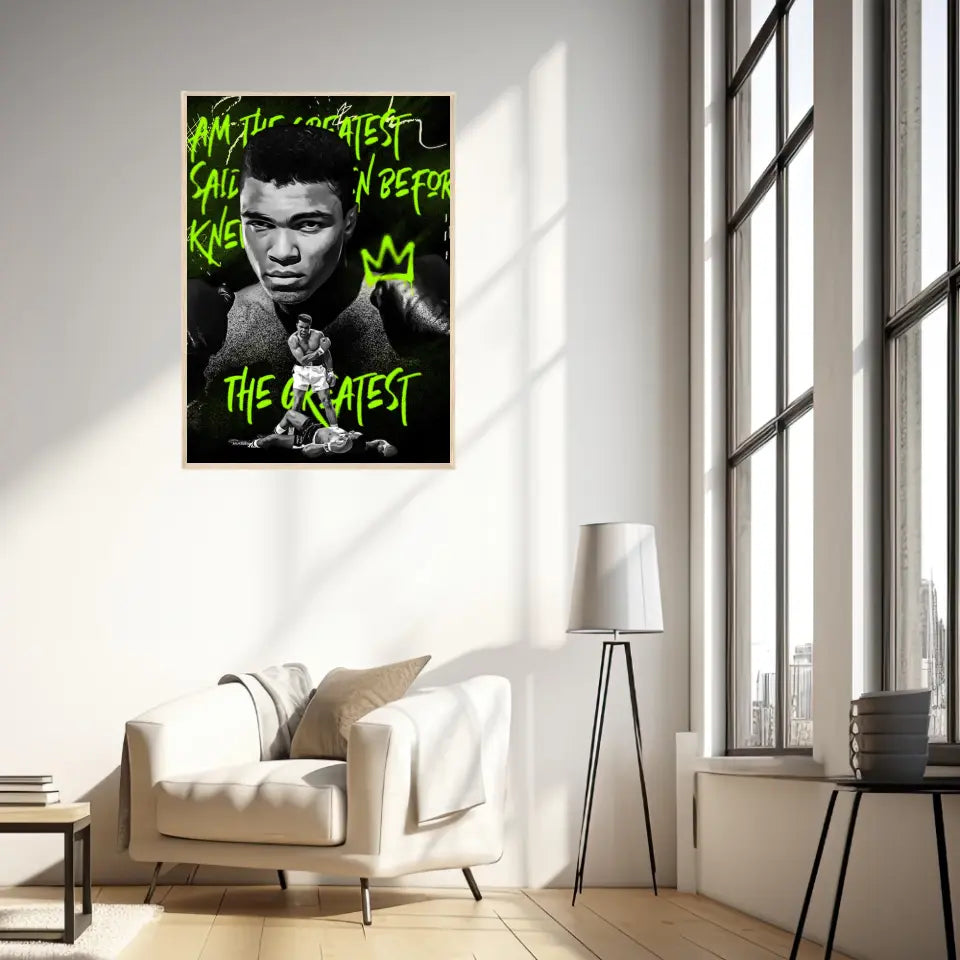 Affiche et Tableau Pop Art de Mohamed Ali