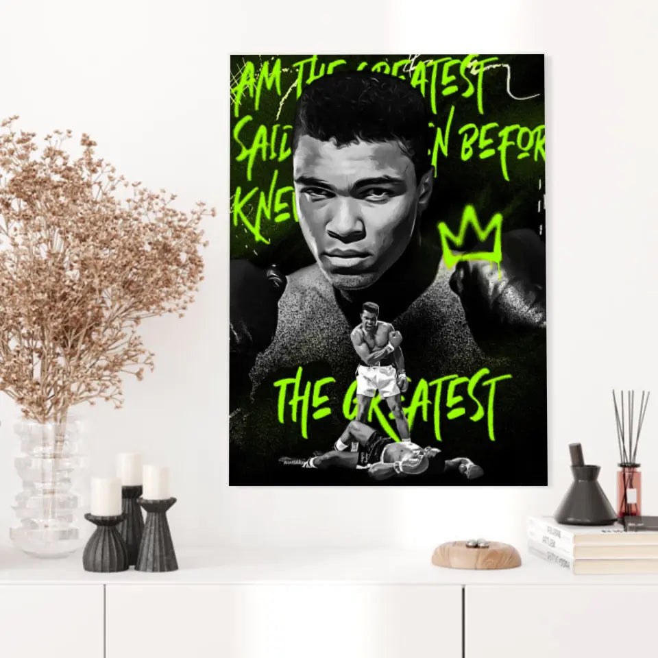 Affiche et Tableau Pop Art de Mohamed Ali