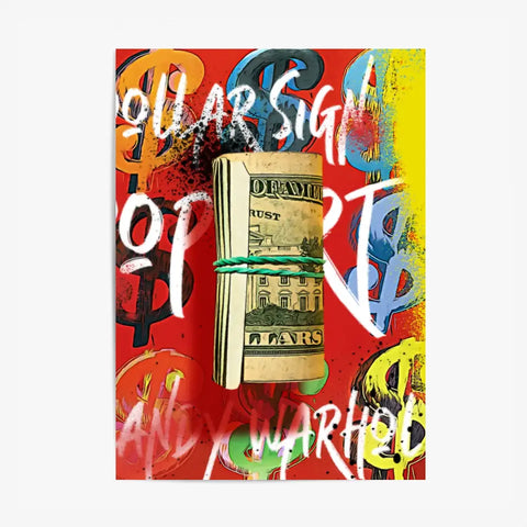 Affiche et Tableau Pop Art de Andy Warhol Dollars