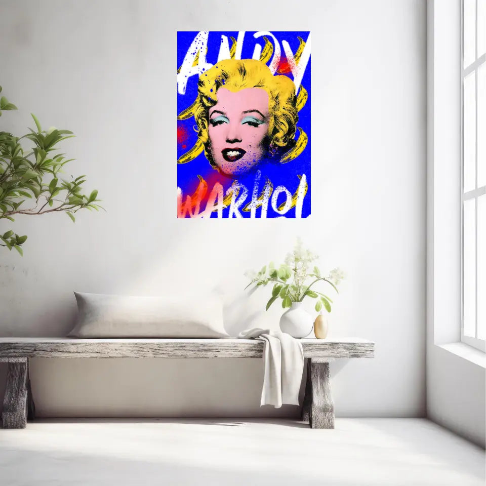 Affiche et Tableau Pop Art de Andy Warhol Marilyn Monroe