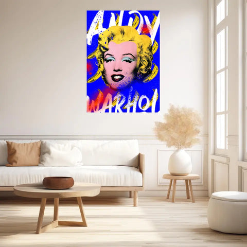 Affiche et Tableau Pop Art de Andy Warhol Marilyn Monroe