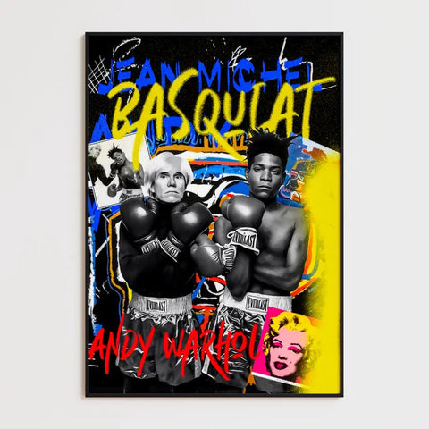 Affiche et Tableau Pop Art de Jean Michel Basquiat Warhol Monroe