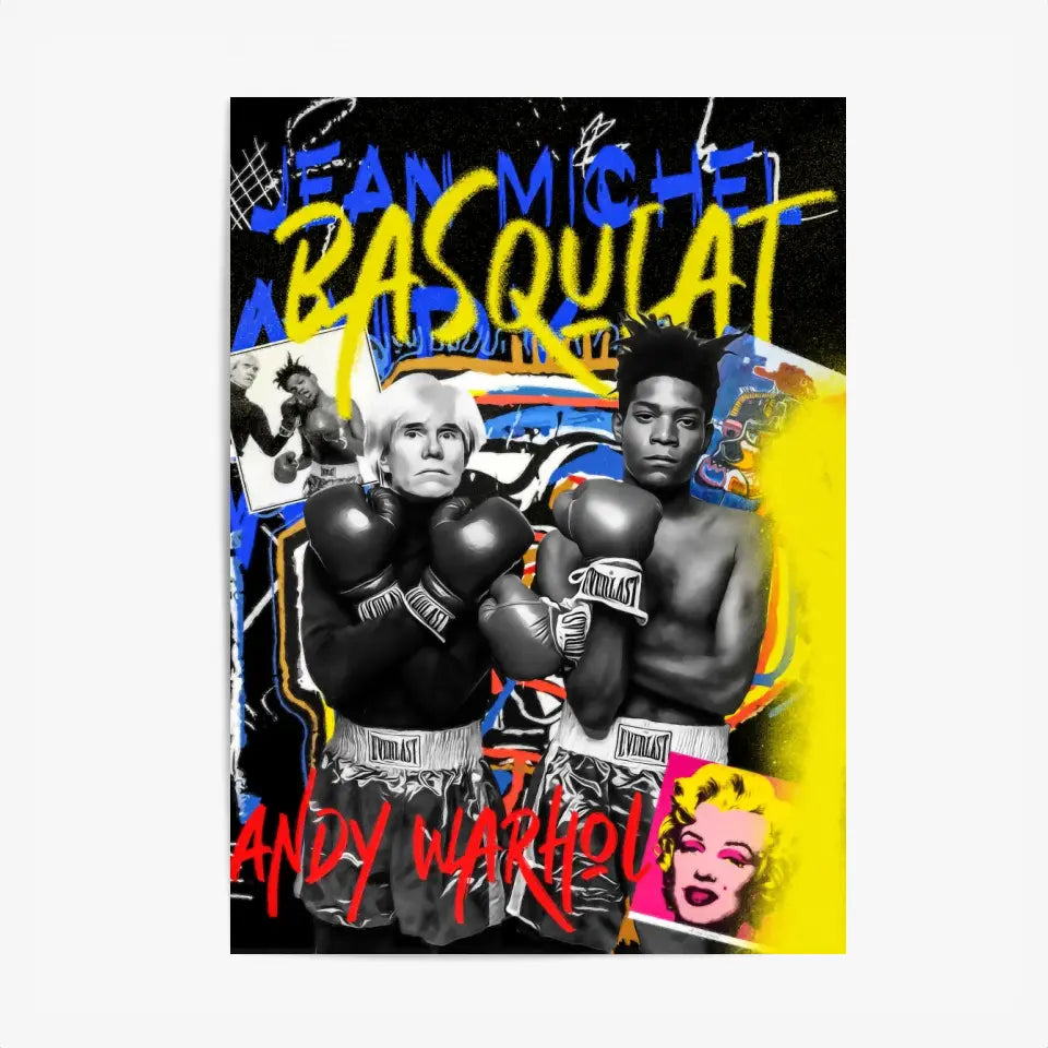 Affiche et Tableau Pop Art de Jean Michel Basquiat Warhol Monroe