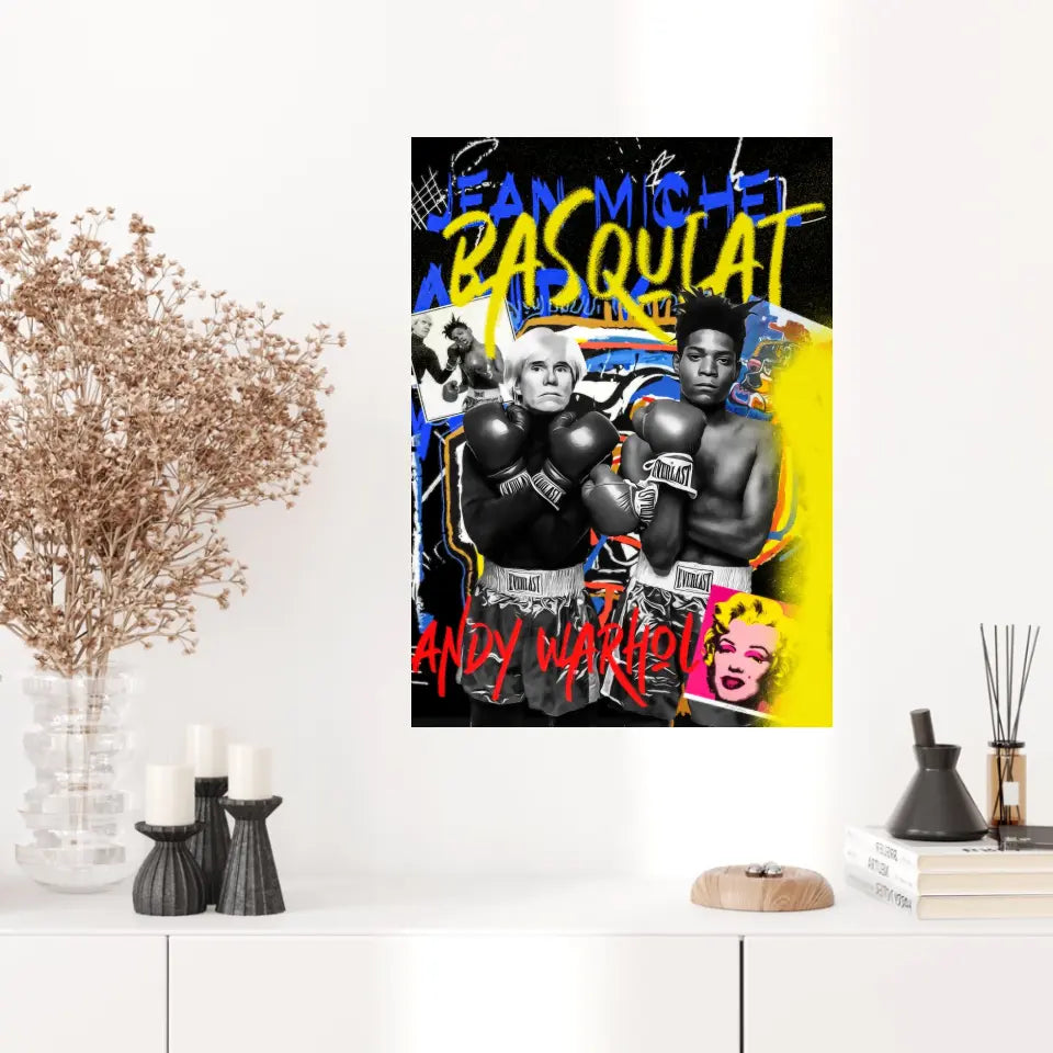 Affiche et Tableau Pop Art de Jean Michel Basquiat Warhol Monroe