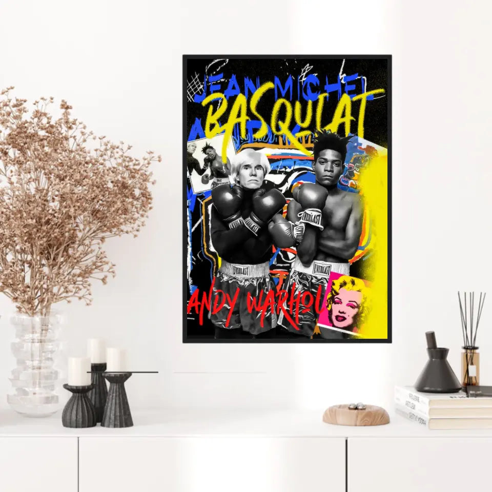 Affiche et Tableau Pop Art de Jean Michel Basquiat Warhol Monroe