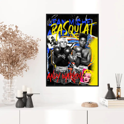 Affiche et Tableau Pop Art de Jean Michel Basquiat Warhol Monroe