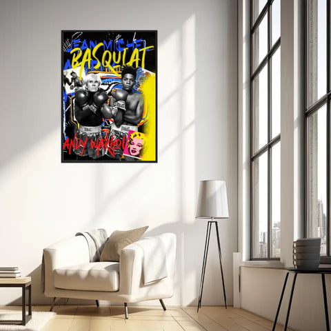 Affiche et Tableau Pop Art de Jean Michel Basquiat Warhol Monroe