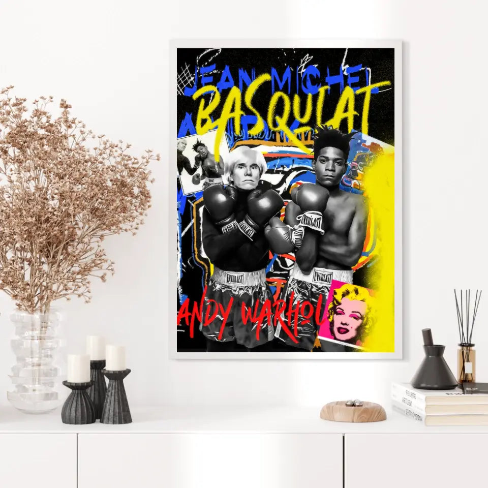 Affiche et Tableau Pop Art de Jean Michel Basquiat Warhol Monroe