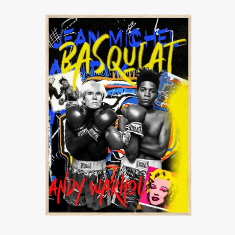 Affiche et Tableau Pop Art de Jean Michel Basquiat Warhol Monroe