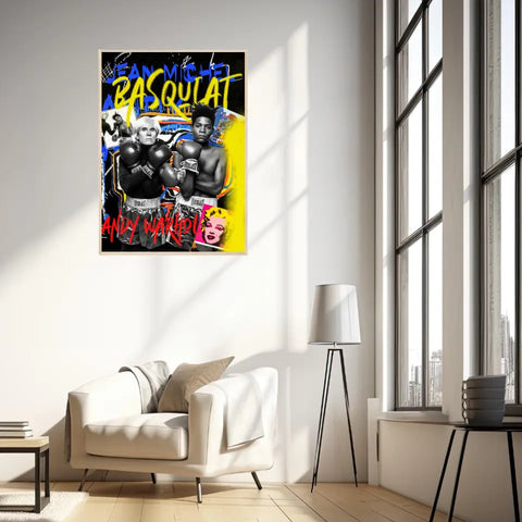 Affiche et Tableau Pop Art de Jean Michel Basquiat Warhol Monroe