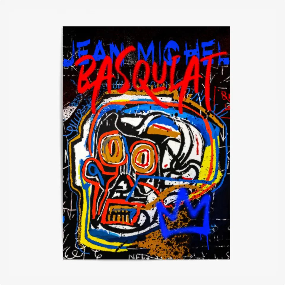 Affiche et Tableau Pop Art de Jean Michel Basquiat Head Artist Proof