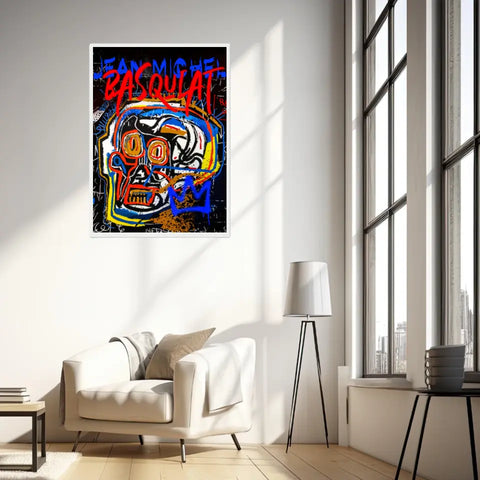 Affiche et Tableau Pop Art de Jean Michel Basquiat Head Artist Proof