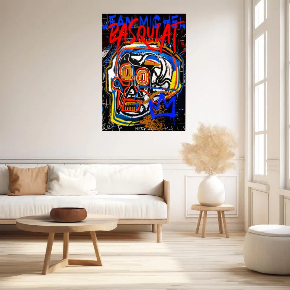 Affiche et Tableau Pop Art de Jean Michel Basquiat Head Artist Proof