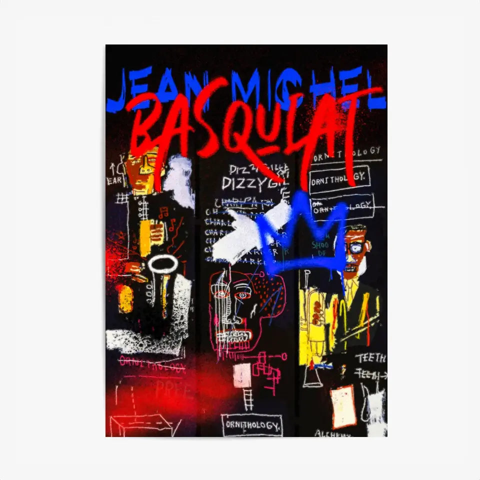 Affiche et Tableau Pop Art de Jean Michel Basquiat Ornithology