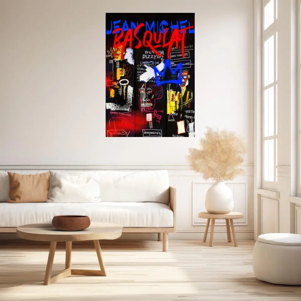 Affiche et Tableau Pop Art de Jean Michel Basquiat Ornithology