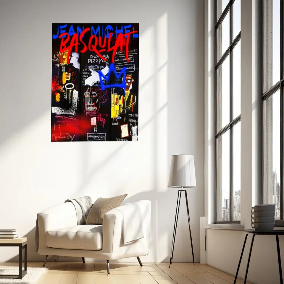 Affiche et Tableau Pop Art de Jean Michel Basquiat Ornithology