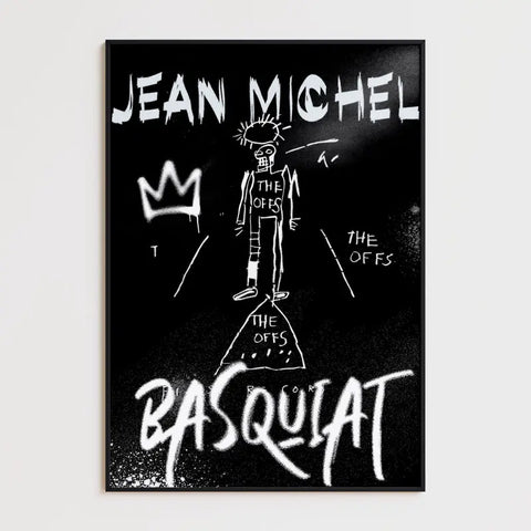 Affiche et Tableau Pop Art de Jean Michel Basquiat The Offs First Record