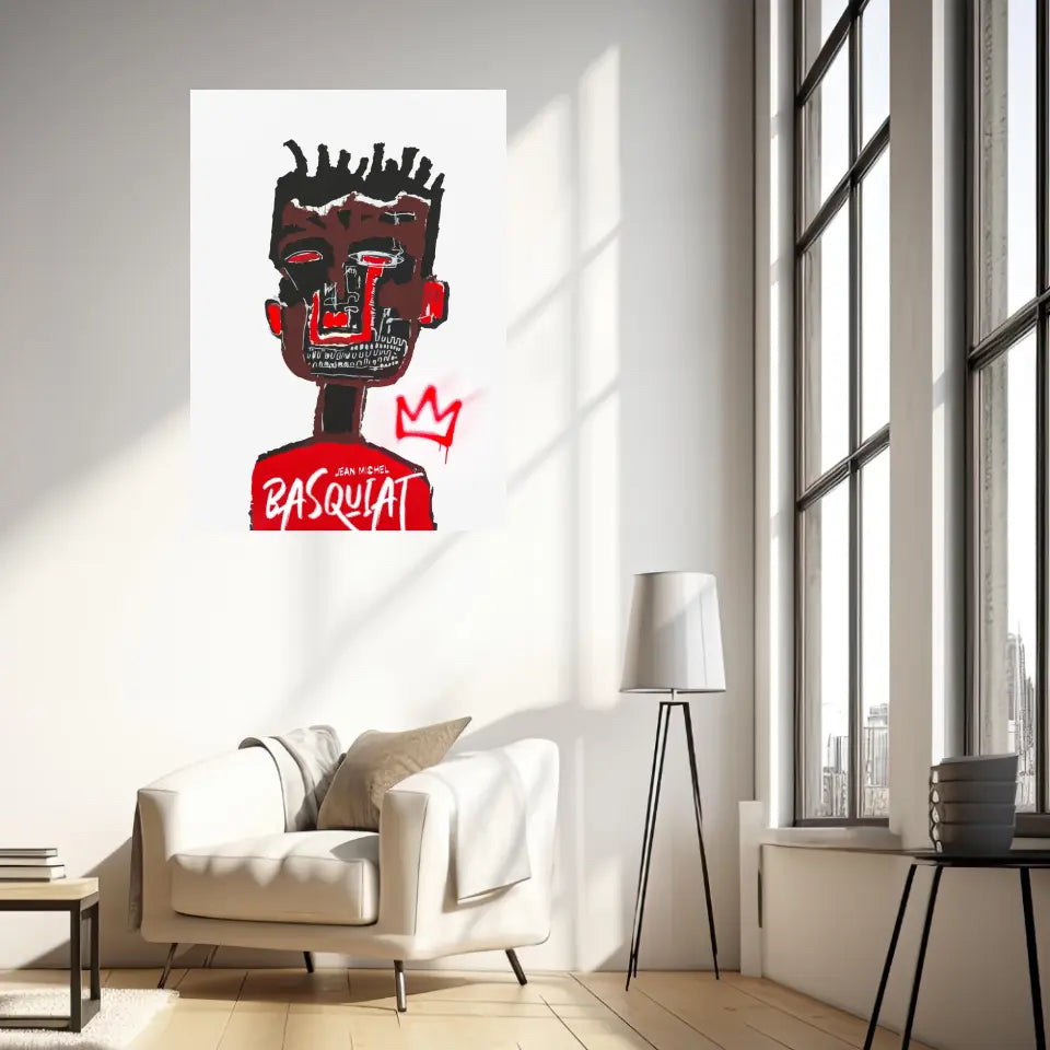 Affiche et Tableau Pop Art de Jean-Michel Basquiat Self Portrait