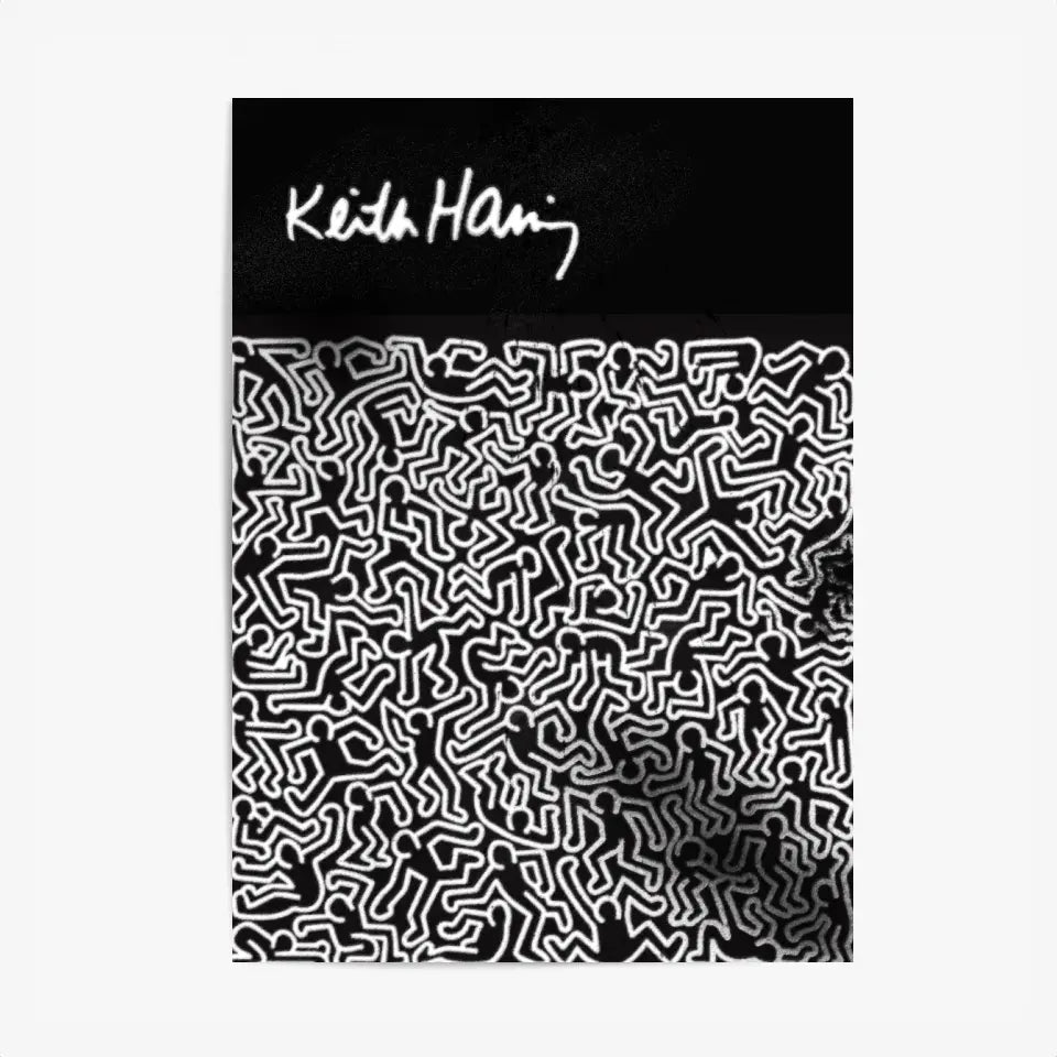 Affiche et Tableau Pop Art de Keith Haring Dance