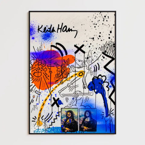 Affiche et Tableau Pop Art de Keith Haring Apocalypse 2