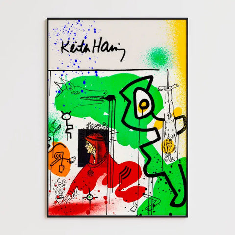 Affiche et Tableau Pop Art de Keith Haring Apocalypse 9