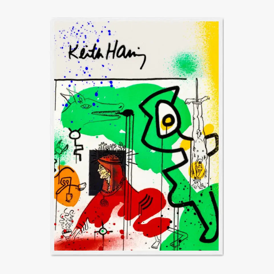 Affiche et Tableau Pop Art de Keith Haring Apocalypse 9