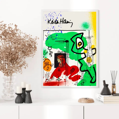 Affiche et Tableau Pop Art de Keith Haring Apocalypse 9