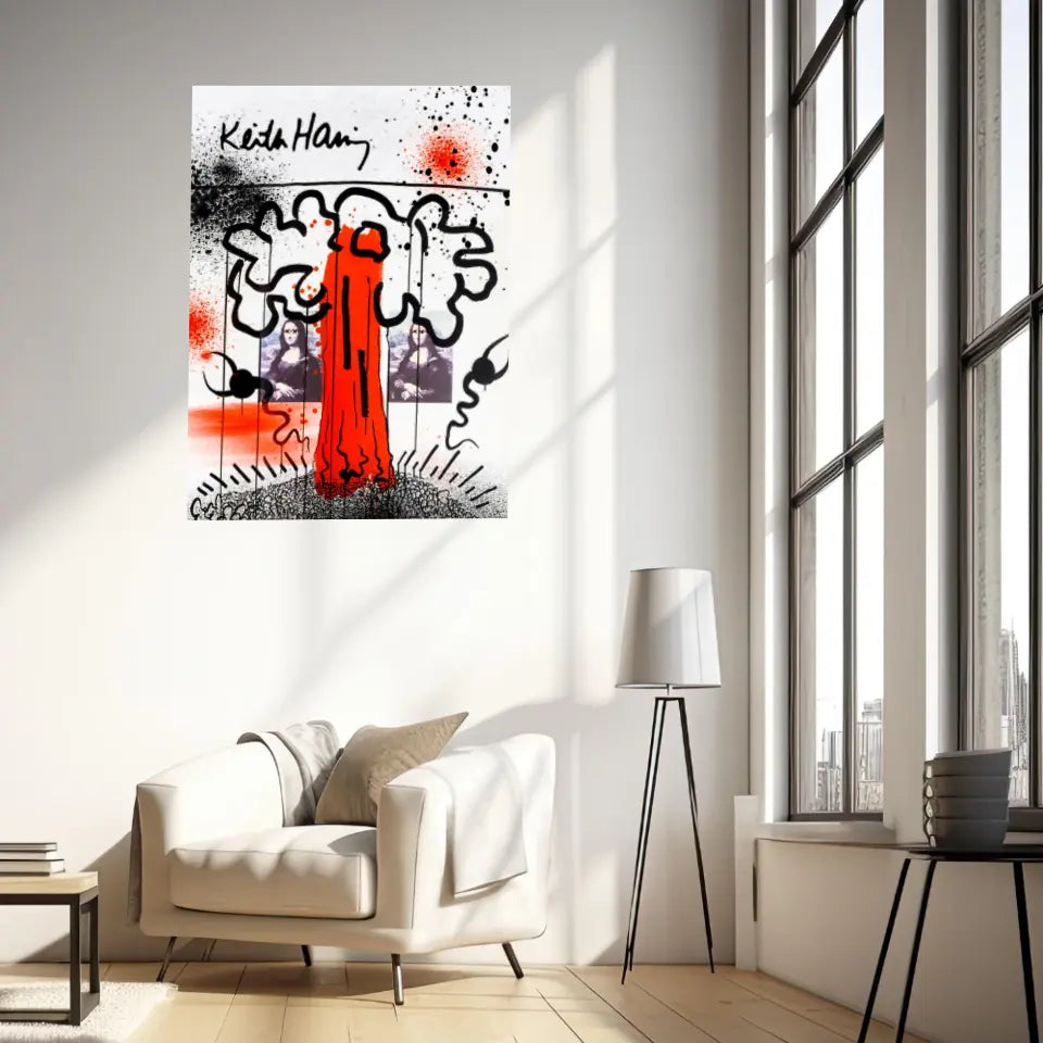 Affiche et Tableau Pop Art de Keith Haring Apocalypse 1