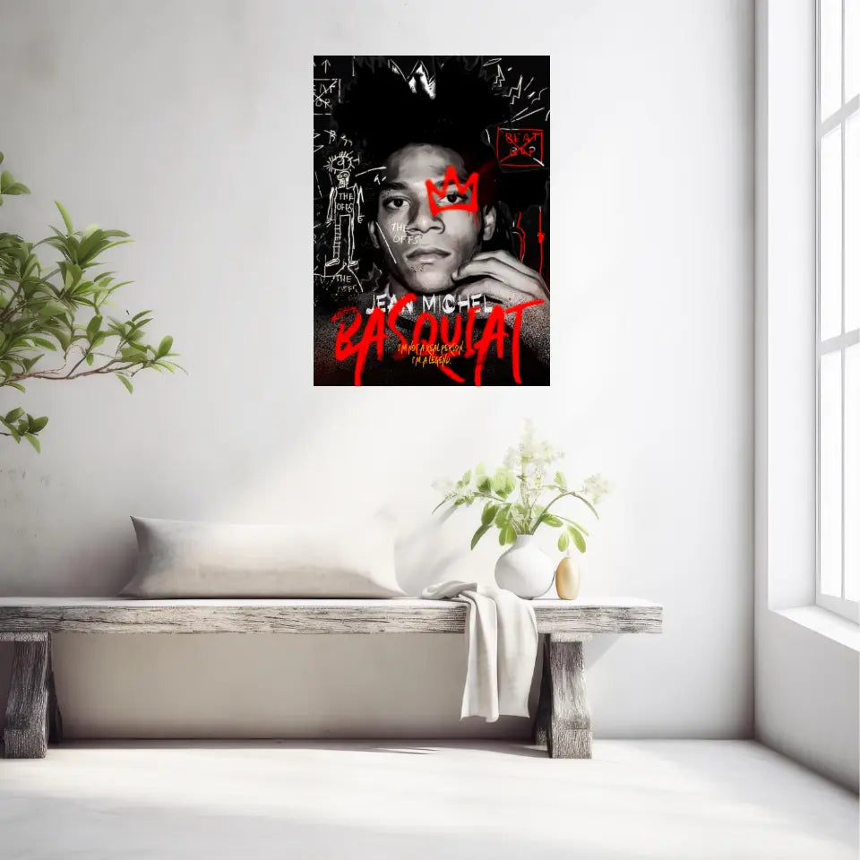 Affiche et Tableau Pop Art de Jean Michel Basquiat The Offs I am a Legend