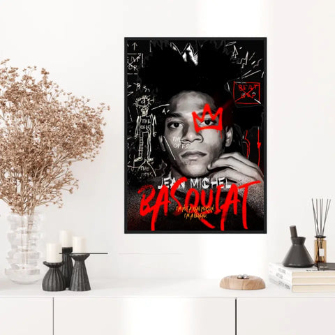 Affiche et Tableau Pop Art de Jean Michel Basquiat The Offs I am a Legend