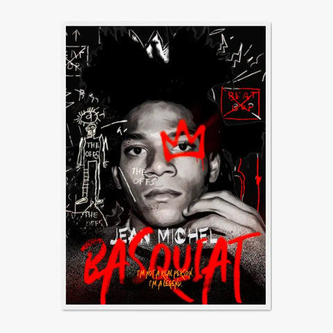 Affiche et Tableau Pop Art de Jean Michel Basquiat The Offs I am a Legend