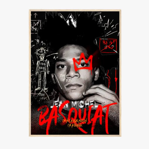 Affiche et Tableau Pop Art de Jean Michel Basquiat The Offs I am a Legend