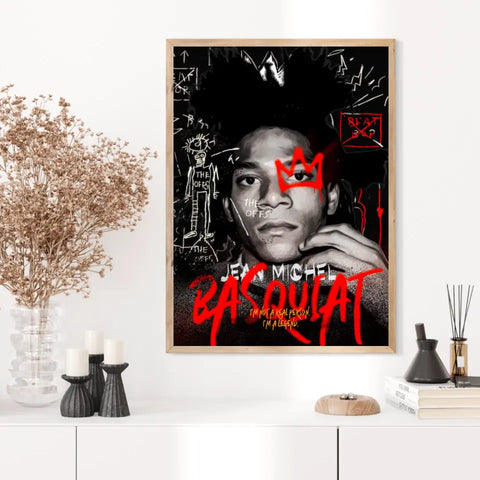 Affiche et Tableau Pop Art de Jean Michel Basquiat The Offs I am a Legend