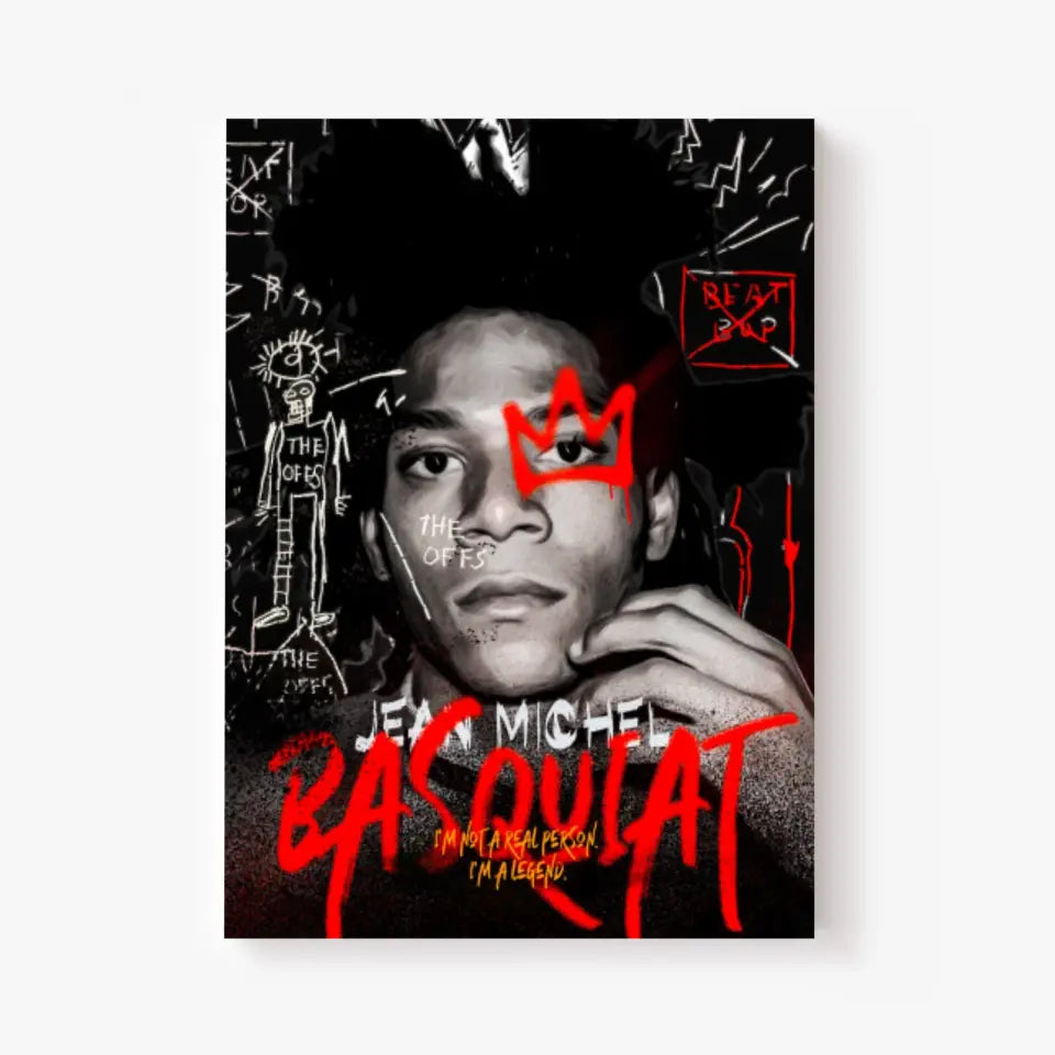 Affiche et Tableau Pop Art de Jean Michel Basquiat The Offs I am a Legend