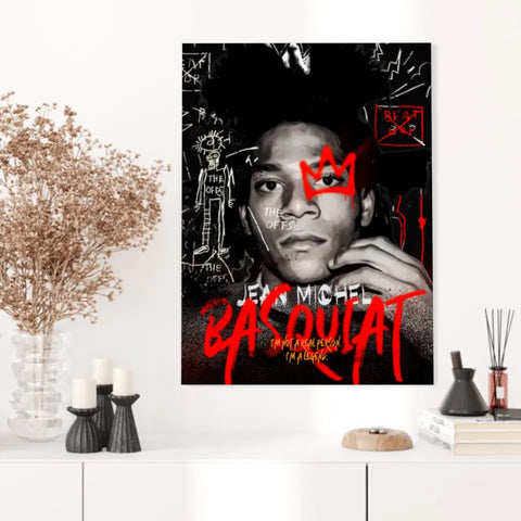 Affiche et Tableau Pop Art de Jean Michel Basquiat The Offs I am a Legend